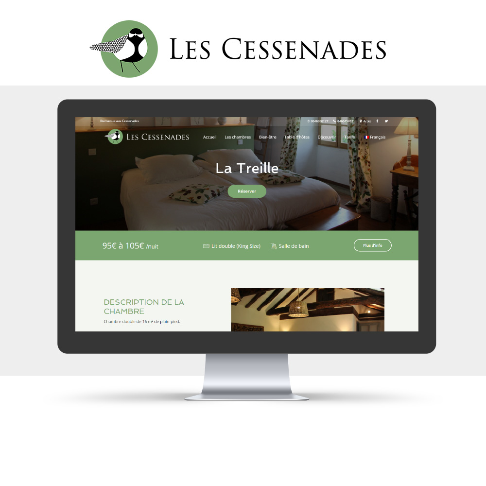 Logo & Site web, Les Cessenades